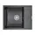 Мойка из камня Paulmark Flugen 50-600 PM216050-BL черный кварц 60 х 50 см Мойка из камня Paulmark Flugen 50-600 PM216050-BL черный кварц 60 х 50 см