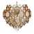 Подвесной светильник Crystal Lux Deseo SP6 D460 Gold, изображение 2