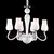 Подвесная люстра Arte Lamp Biancaneve A8110LM-6WH, изображение 2