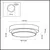 Накладной светильник Odeon Light Holger 2744/3C, изображение 2