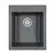 Мойка из камня Paulmark Kante 40 PM104249-DG графит кварц 41.5 х 49 см