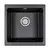 Мойка из камня Paulmark Gera 50 PM104546-BL черный кварц 44.5 х 46 см