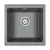 Мойка из камня Paulmark Gera 50 PM104546-DG графит кварц 44.5 х 46 см