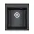 Мойка из камня Paulmark Kante 45 PM104651-BL черный кварц 46 х 51 см