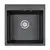 Мойка из камня Paulmark Kante 50 PM105152-BL черный кварц 51 х 52 см