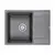 Мойка из камня Paulmark Flugen 50-650 PM216550-DG графит кварц 65 х 50 см
