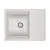 Мойка из камня Paulmark Flugen 50-650 PM216550-WH белый кварц 65 х 50 см