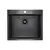 Мойка из нержавейки Paulmark Velten 59 PM805951-GM вороненая сталь 59 х 51 см