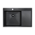 Мойка из нержавейки Paulmark Velten 78F PM807851-GML вороненая сталь 78 х 51 см