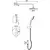 Душевой комплект Ledeme L2403-2 хром, изображение 2