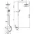 Душевая стойка с термостатом Ledeme L2411 хром, изображение 2