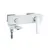 Смеситель для ванны с коротким изливом и душем Rose R2702F