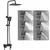 Душевая стойка со смесителем Rose R2736H