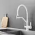Смеситель для кухни с гибким изливом Rose R558C белый, изображение 12