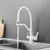 Смеситель для кухни с гибким изливом Rose R558C белый, изображение 7