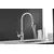 Смеситель для кухни с выдвижной лейкой душ Shevanik S163 хром, изображение 11