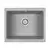 Мойка из камня Paulmark Gera 60 PM205546-GRM 56 х 46 см кварц серый металлик