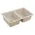 Мойка из камня Paulmark Tandem 80/2 PM238150-BE 81 х 50 см кварц бежевый, изображение 2