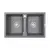 Мойка из камня Paulmark Tandem 80/2 PM238150-DG 81 х 50 см кварц графит