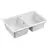 Мойка из камня Paulmark Tandem 80/2 PM238150-WH 81 х 50 см кварц белый, изображение 2