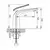 Смеситель для раковины Rose R3901, изображение 2