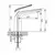 Смеситель для раковины Rose R3901H, изображение 2