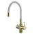 Смеситель для кухни Paulmark Salix Sa213419-Gw под фильтр с гибким изливом золото