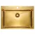 Мойка из нержавейки Paulmark Kroner 75 PM217551-BG брашированное золото 75 х 51 см