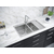 Мойка из нержавейки Paulmark Kroner 78/2SF PM227851-BSL сталь 78 х 51 см, изображение 3