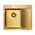 Мойка из нержавейки Paulmark Kroner 59F PM225951-BGL брашированное золото 59 х 51 см