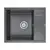 Мойка из камня Paulmark Flugen 50-600 PM216050-DG графитовый кварц 60 х 50 см