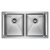 Мойка из нержавейки Paulmark Gerberg 78/2 Uni PM237844-BS сталь 78 х 44 см