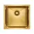 Мойка из нержавейки Paulmark Gerberg 48 UNI PM254844-BG брашированное золото 48 х 44 см