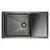 Мойка из нержавейки Paulmark Gerberg 78F Uni PM217844-GM вороненая сталь 78 х 44 см