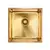 Мойка из нержавейки Paulmark Lassan PM304444-BG брашированное золото 44 х 44 см