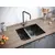 Мойка из нержавейки Paulmark Gerberg 59/2S Uni PM225944-GMR вороненая сталь 59 х 44 см, изображение 3
