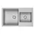 Мойка из камня Paulmark Tandem PM238250-GR серый кварц 82 х 50 см