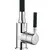 Смеситель для кухни с гибким изливом с душем Ledeme Rainbow R L4199-2 черный/хром, изображение 5