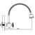 Смеситель для кухни с гибким изливом с душем Ledeme H89 L4689-3 хром, изображение 2