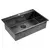 Мойка из нержавейки Paulmark Kroner 75 PM217551-GM вороненая сталь 75 x 51 см, изображение 3