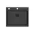 Мойка из нержавейки Paulmark Kroner-Pro 59 PM705951-GM вороненая сталь 59 x 51 см