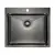 Мойка из нержавейки Paulmark Kroner 59 PM215951-GM вороненая сталь 59 x 51 см