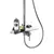 Душевая система с тропическим душем и смесителем Gappo G2495-91, изображение 6
