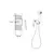 Встроенный гигиенический душ со смесителем для биде Rose R1305F, изображение 2