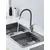 Смеситель для кухни с гибким изливом шлангом Shevanik S5543-9, изображение 5