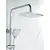 Душевая система с тропическим душем и смесителем Shevanik S6036F, изображение 14
