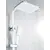 Душевая система с тропическим душем и смесителем Shevanik S9036F, изображение 9