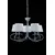 Подвесная люстра Mantra Mara Chrome - White 1641