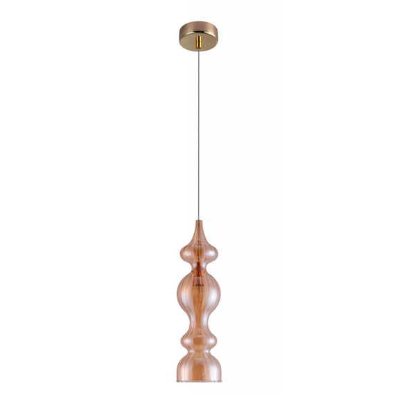 Подвесной светильник Crystal Lux Iris SP1 A Amber