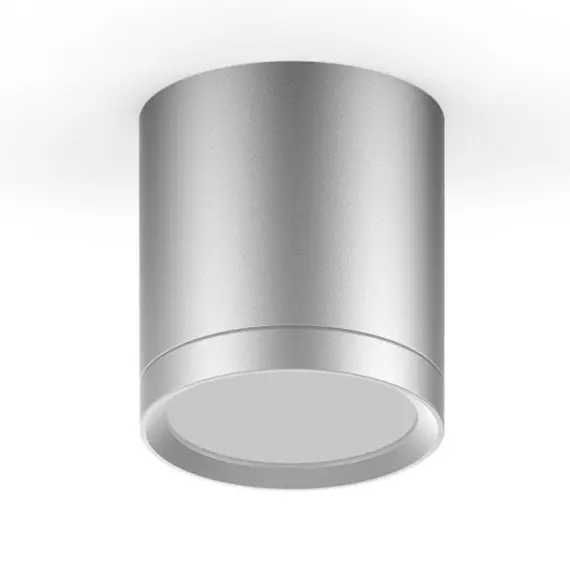 HD019 LED светильник накладной с рассеивателем HD019 6W (хром сатин) 4100K 68х75,420лм, 1/30
